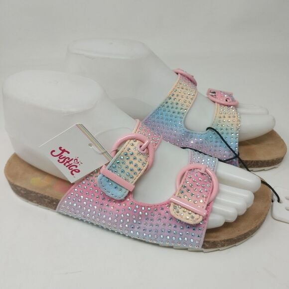 Justice Sandals. Young Girls. Size 4. - Picture 8 of 16